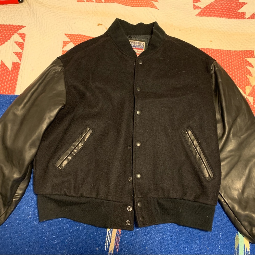 90’s Varsity Jacket with Linography Patch